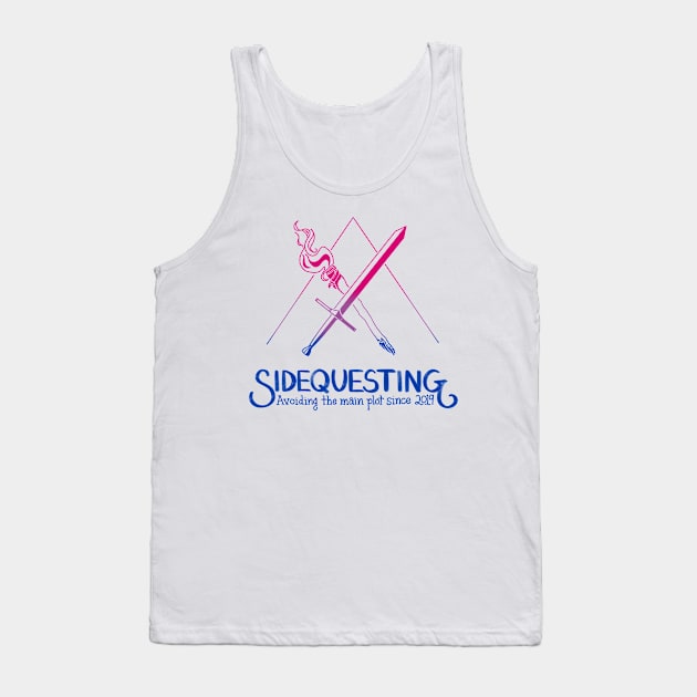 Bi Sidequesting Logo Tank Top by Sidequesting